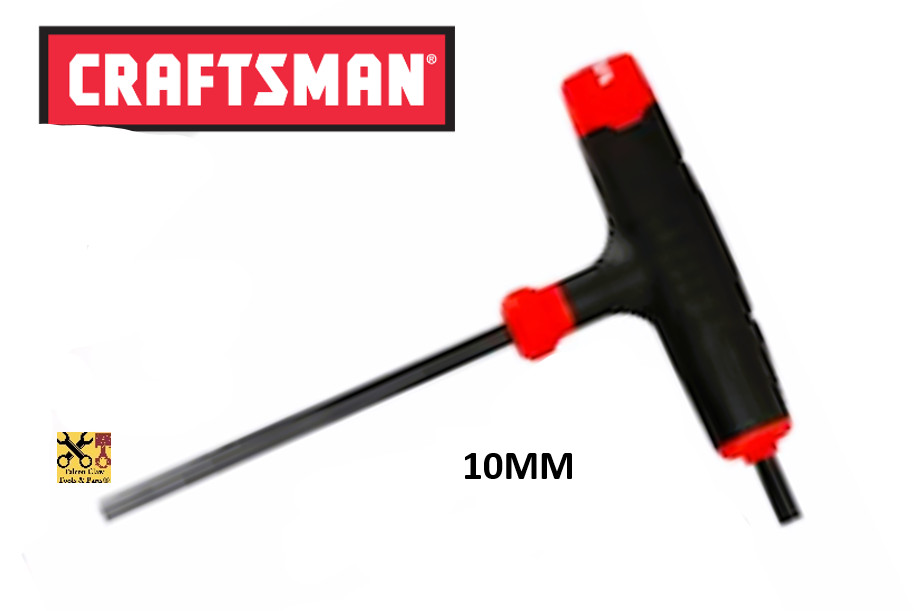 NEW CRAFTSMAN T-THROUGH HANDLE HEX KEY ALLEN SAE / METRIC CHOICE OF SIZE OR SET gallery