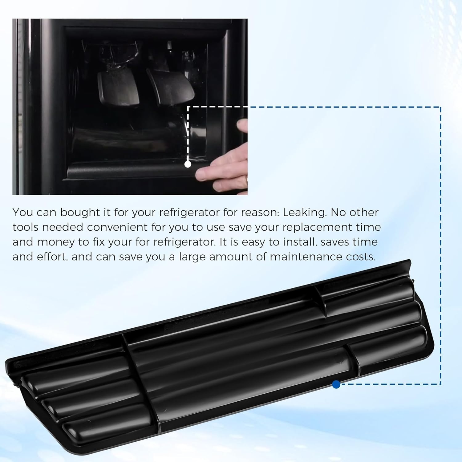 Refrigerator Dispenser Overflow Grille For Whirlpool GC3SHEXNT00 GC3SHEXNT01 gallery
