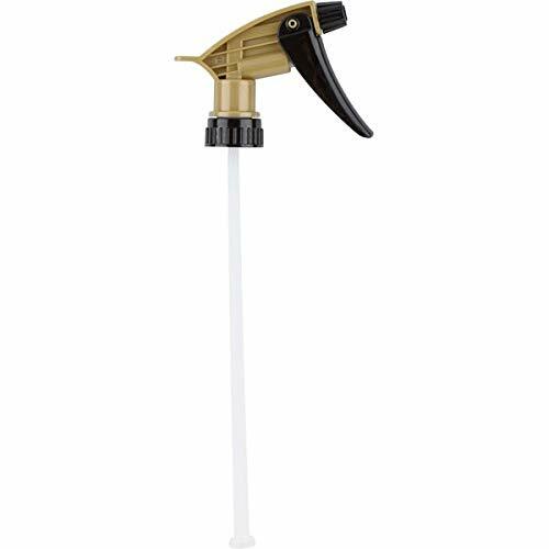 ComfortAxis Acid Resistant Trigger Sprayer Black/Gold 9-1/4" DipTube 28mm 12Pack gallery