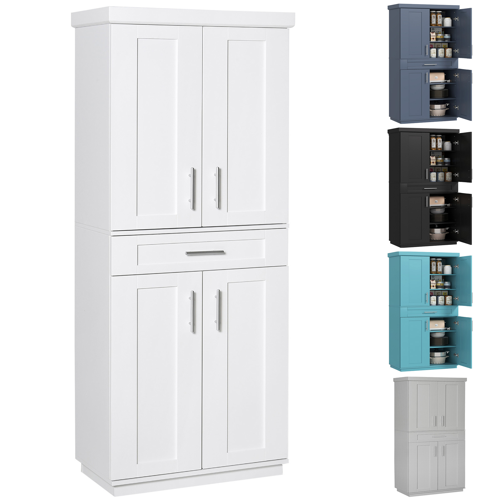 Modern Storage Organizer with Bar Tabletop and Center Console gallery
