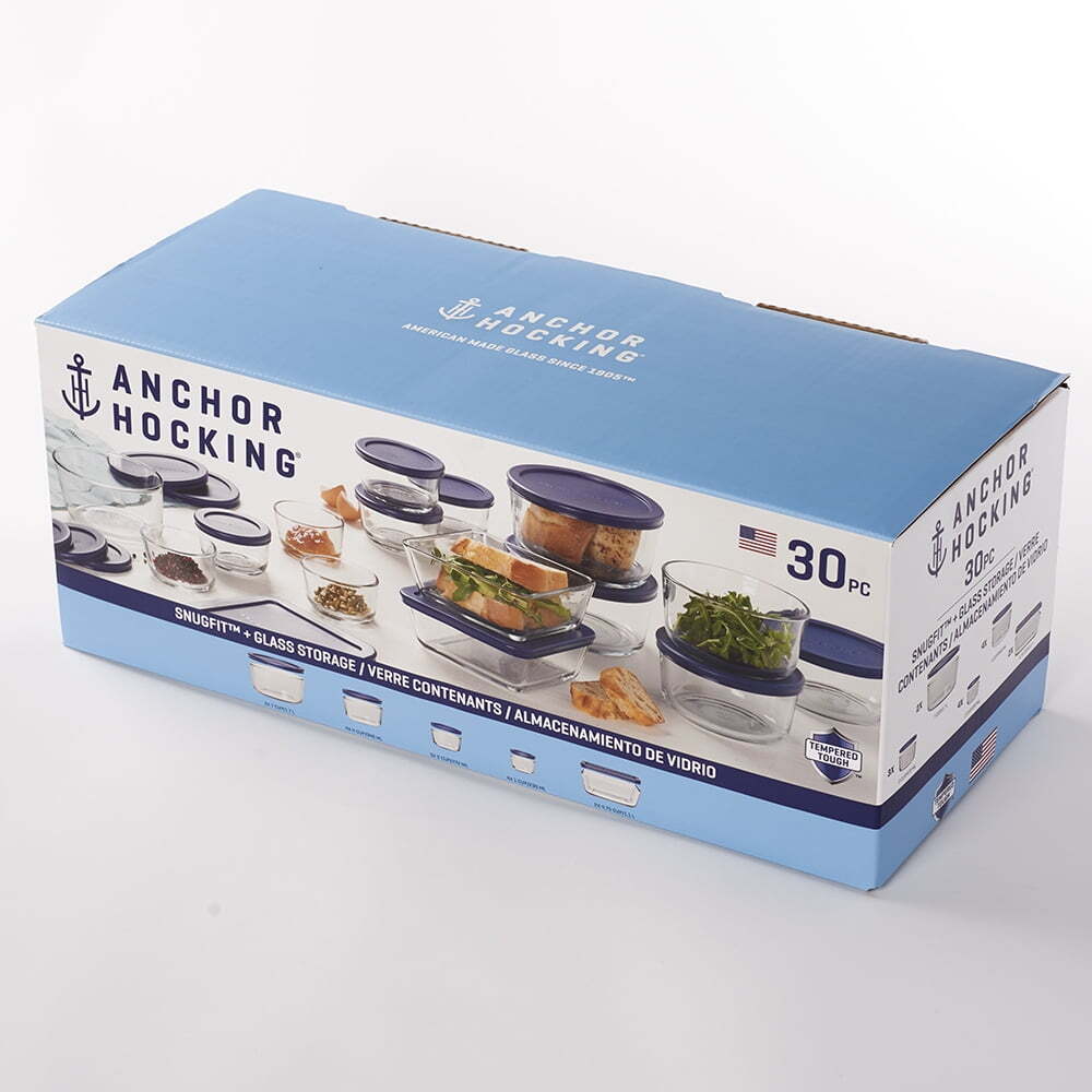 Glass Food Storage Containers with Lids, 30 Piece Set gallery