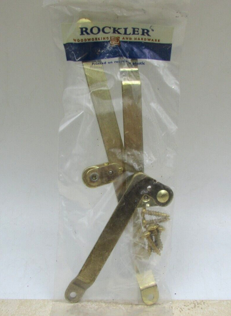 Rockler Brass Trunk Lid Support Designed For Trunks & Chests With Box Style Lids gallery