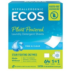Laundry Detergent Sheets – 7.9oz/64 Loads