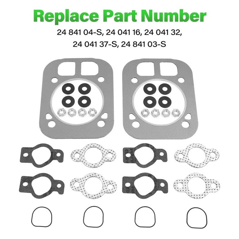 2 Pack Cylinder Head Gasket Kit Replacement for Kohler Engines CH25 CH730 CH740 gallery