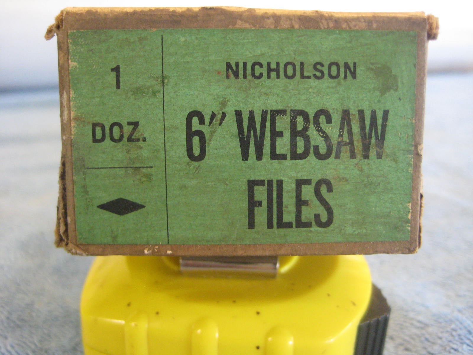 Vintage Nicholson , Websaw File, 6 Inch, Original Box, NOS, 8 Pieces gallery