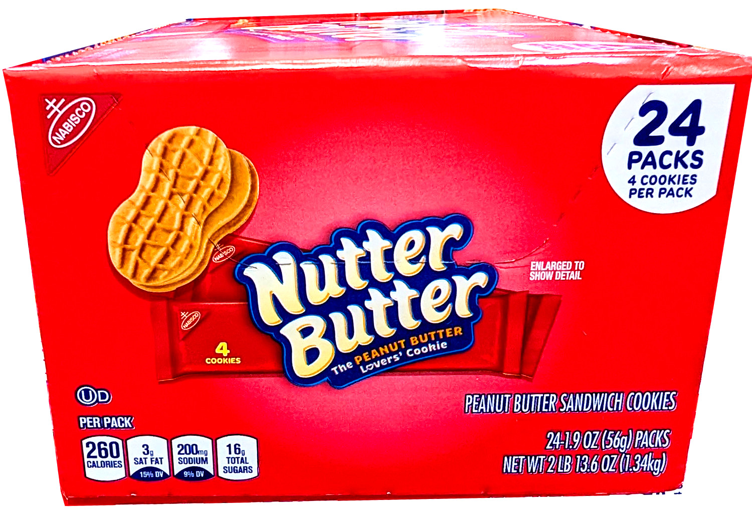 Nutter Butter Peanut Butter Sandwich Cookies 24 Packs EXP 08/2026 gallery