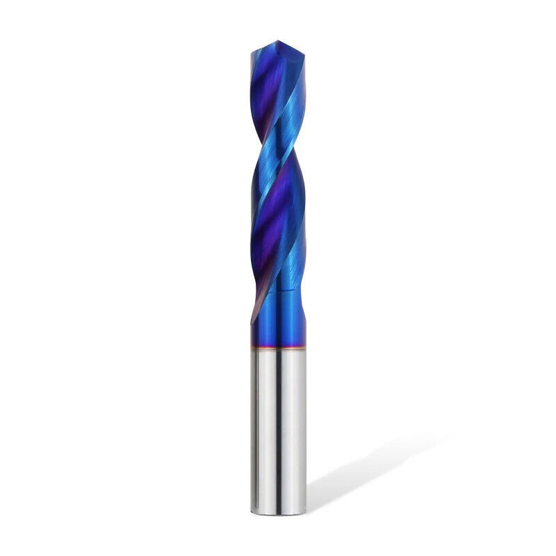 HRC65 Solid Carbide Drill Bit 1mm-13mm 2-Flute Stub Straight Shank Twist gallery