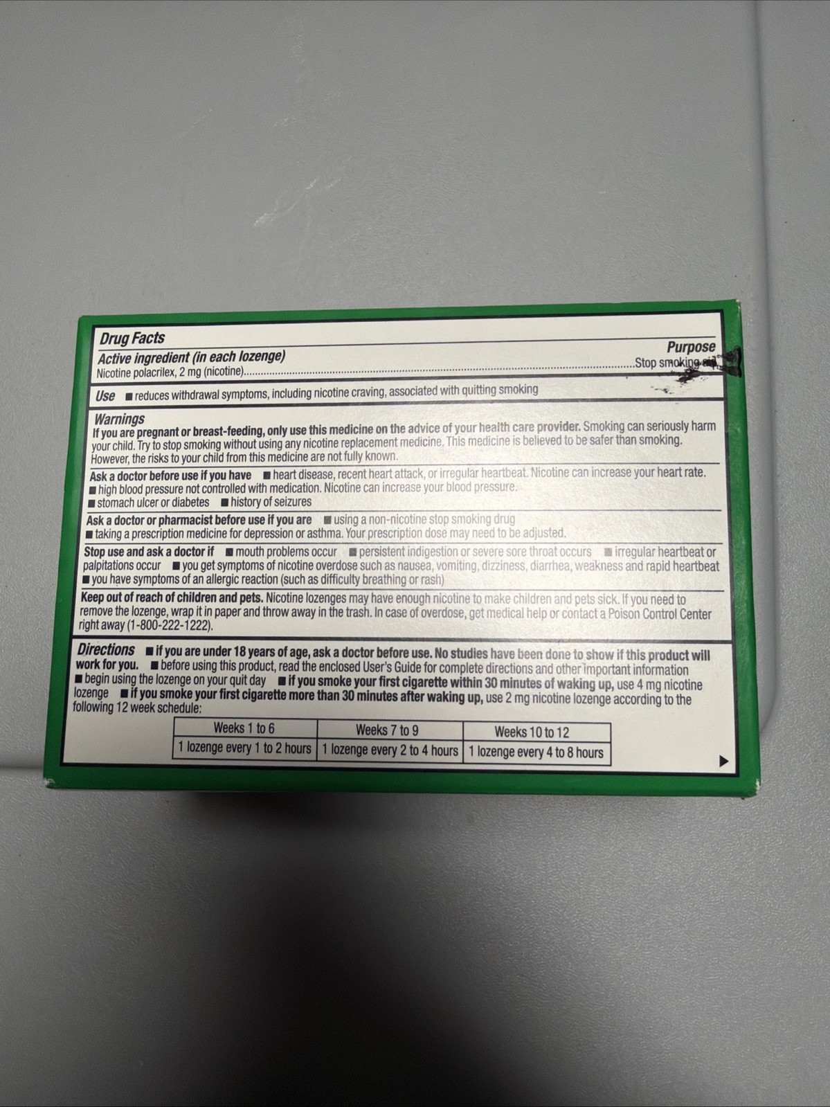 Nicotine Mini Lozenges 2 mg Mint Flavor Stop Smoking Aid 216 ct Exp Sep 2027 gallery