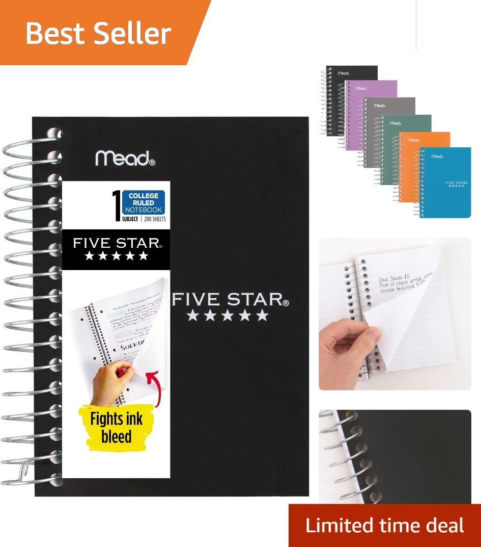 Travel-Friendly Fat Lil' Notebook - College Ruled, 3.5" x 5.5", Ink Resistant gallery