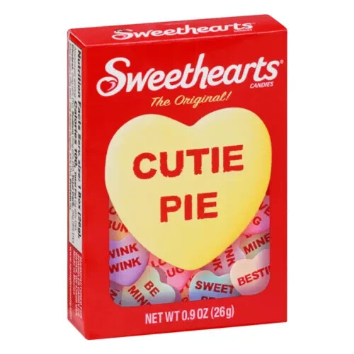 Sweethearts ( 36 Boxes ) Conversation Hearts Cutie Pie Candy - Best By 09/2027 gallery