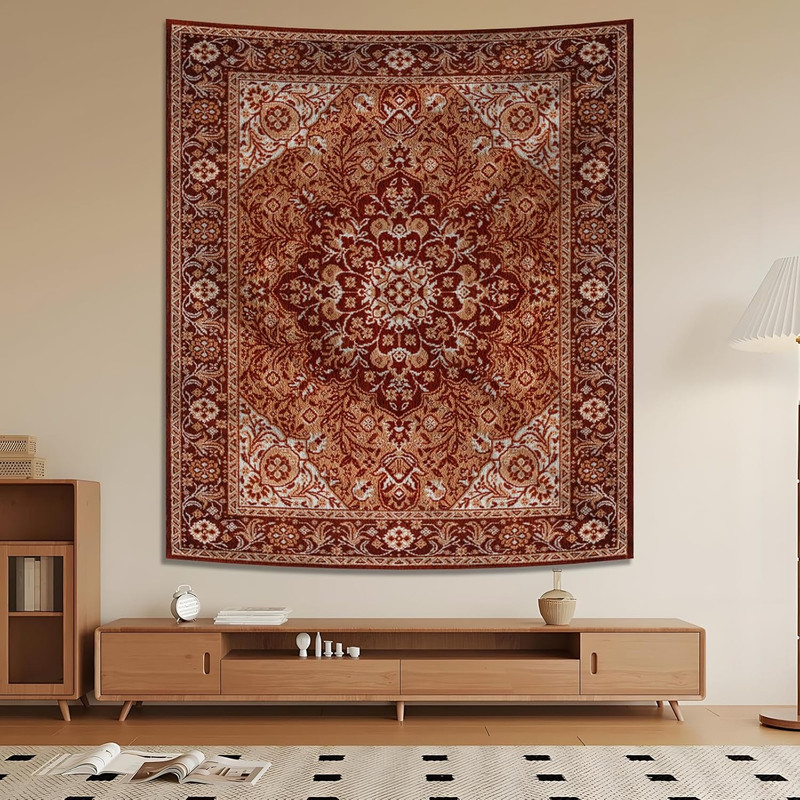 Boho Mandala Tapestry Wall Hanging for Bedroom,Hippie Aesthetic Bohemian gallery