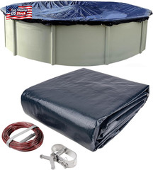 Winter Block 18’ Ft. round Pool Winter Cover for above Ground Pools – 8-Year War