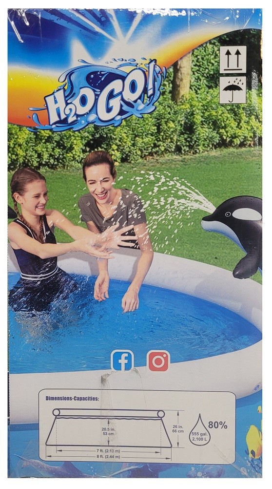Bestway H2OGO! Orca Spray Fast Set Pool 8 ft x 26 in gallery