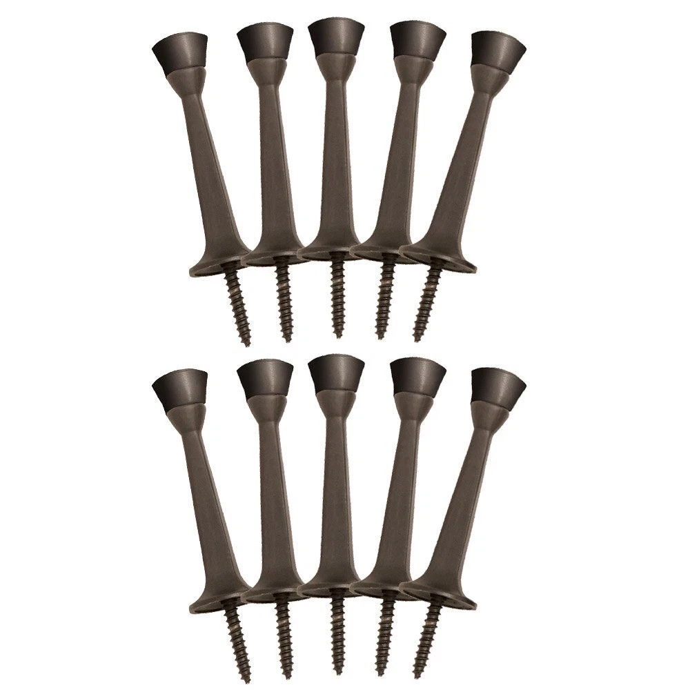 Cast Door Stop Oil Rubbed Bronze Floor Mount w Screws 181743 LOT 4 8 10 20 Pack gallery