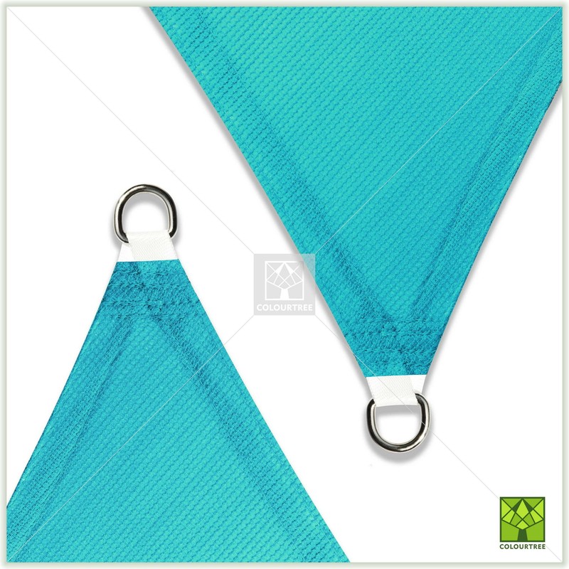 Colourtree Turquoise Custom Size Rectangle Sun Shade Sail Canopy Fabric Cover gallery