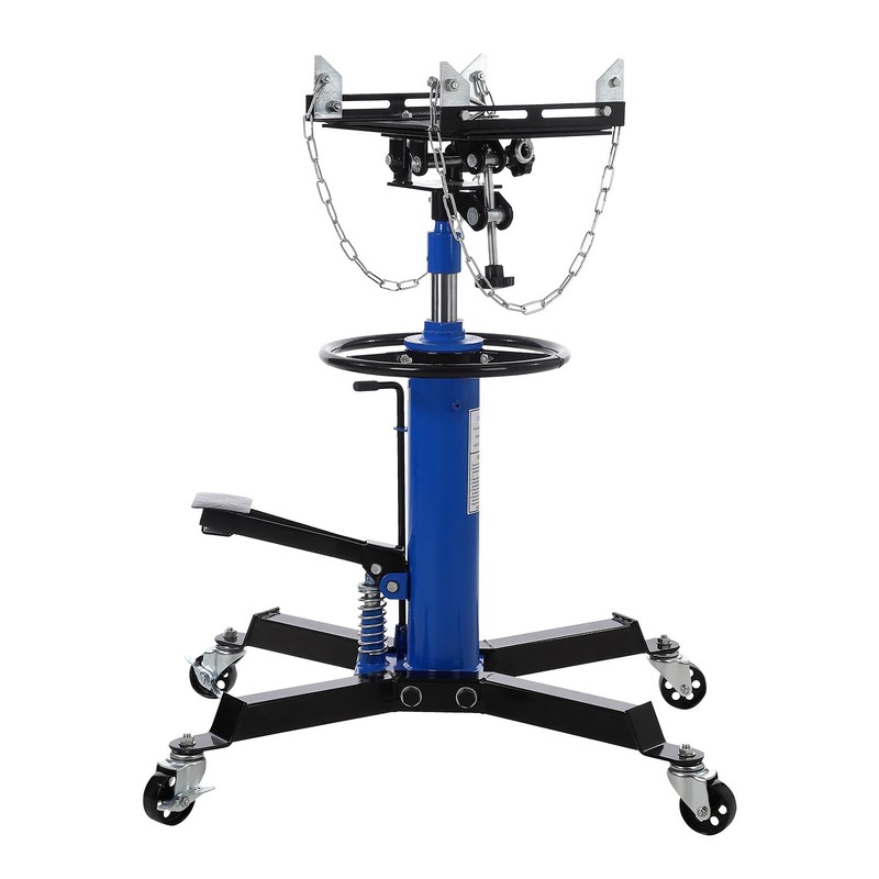 ⏸😸✔️Transmission Jack 1100 lbs Capacity 2 Stage Adjustable Hydraulic 33.8 "to 7 gallery