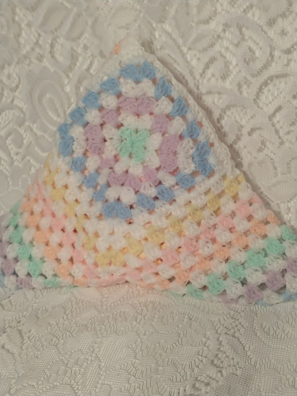 Rainbow Unisex Blanket Yarn Cuddly Comfort Carry Afghan 25 By 25 Inches tblbj1 gallery