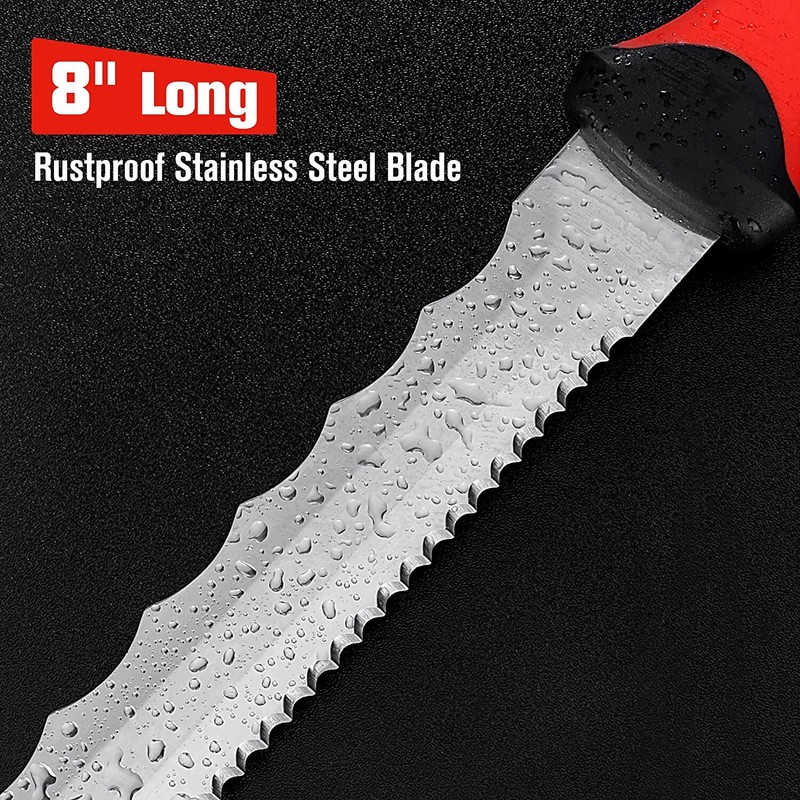 Goldblatt Insulation Knife 8'' Stainless Steel Blade Serrated Sharp Double Side gallery