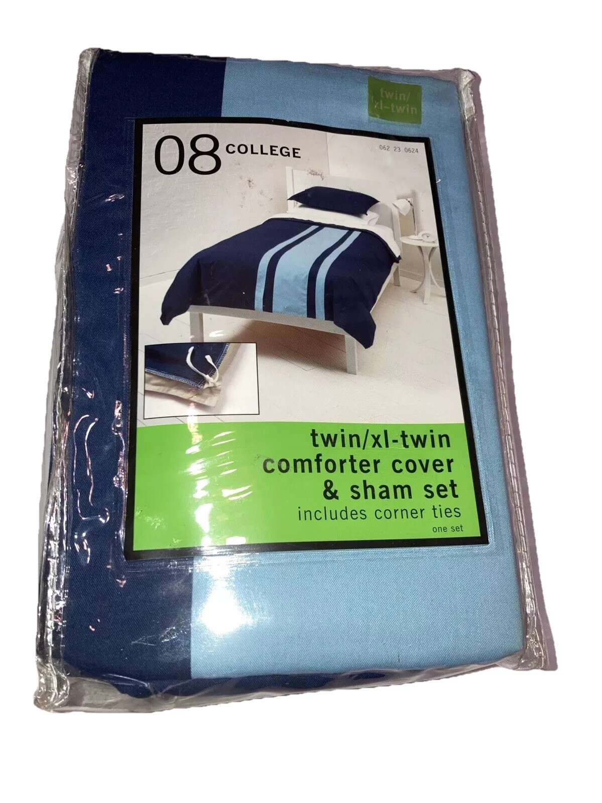 08 College 2008 Target Twin XL Comforter cover & Sham set 63 in X 92 in 100% Cot gallery