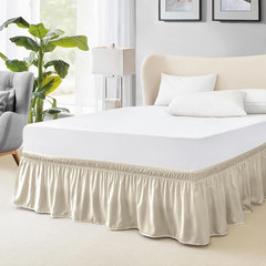 Elastic/Polyester Wrap Around Bed Skirts, Easy to Install – GG Home