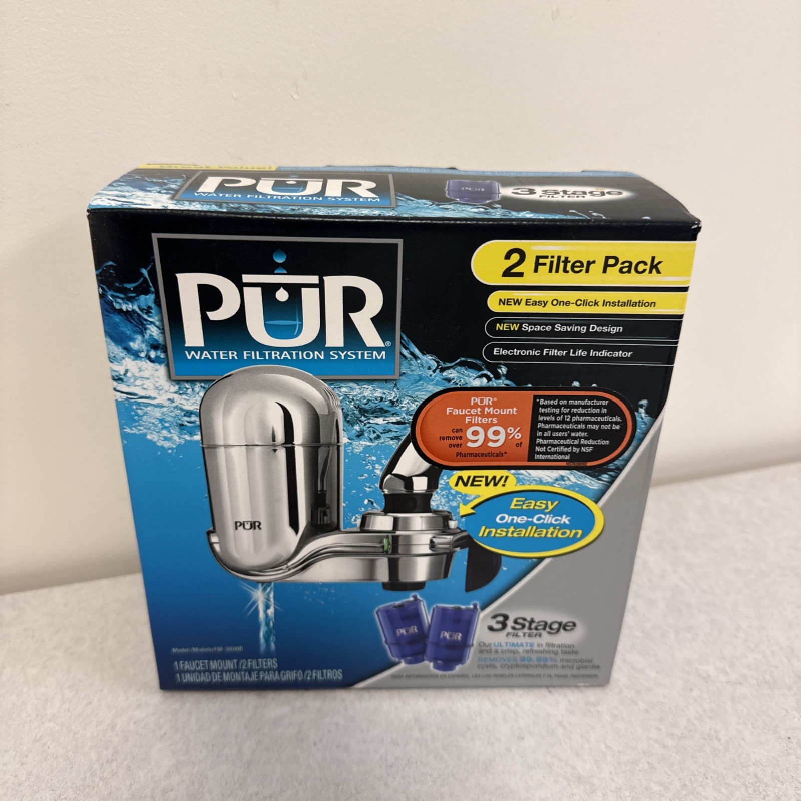 PUR FM-3800B Faucet Mount Filter System w/ 2 Filters gallery