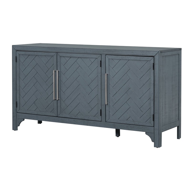 U_Style Designed Storage Cabinet Sideboard with MDF+Pine veneer , Adjustable S gallery