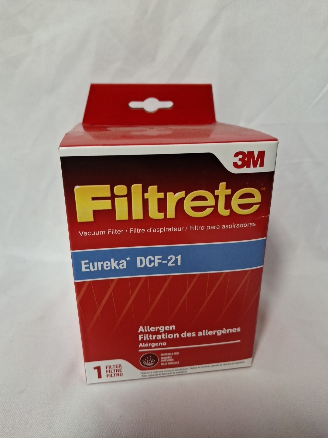 3M Filtrete Vacuum Replacement Filter For Eureka Style DCF-21 67821B , Allergen, gallery