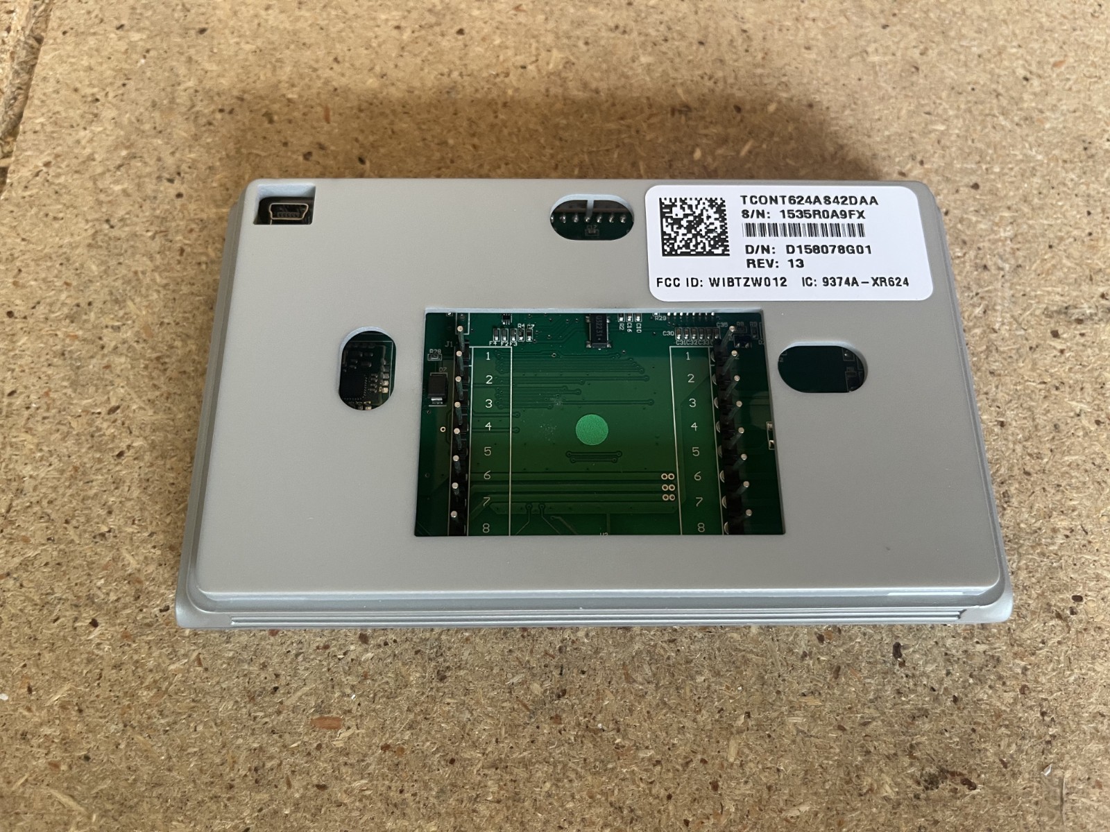 *NO BACK PLATE* Trane TCONT624AS42DAA Touchscreen Thermostat C16 gallery