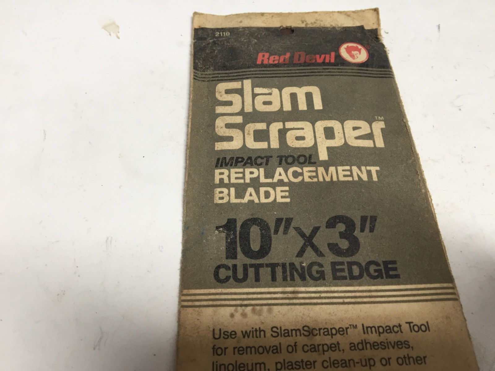NOS Red Devil Floor Scraper Blade 10" x 3" #2110 gallery