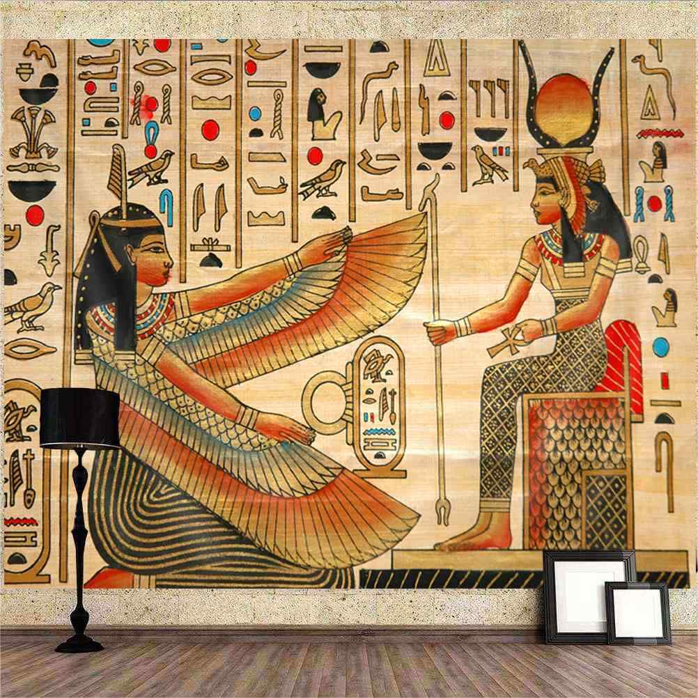 Medieval Egypt Pharaoh Extra Large Tapestry Wall Hanging Art Background Banner gallery