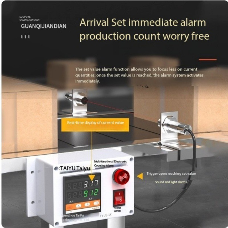 Infrared Electronic Counter Assembly Line Conveyor Belt Counting Machine gallery