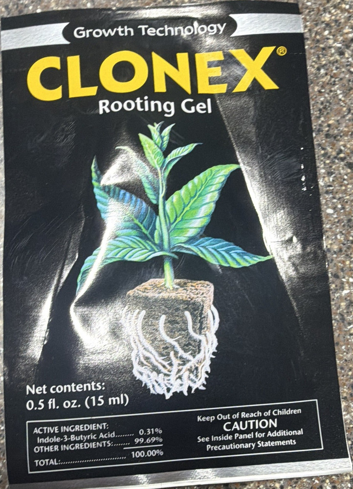 Clonex Rooting Gel Cutting & Rooting Hormone, 0.5 fl oz (15 ml) Packet
