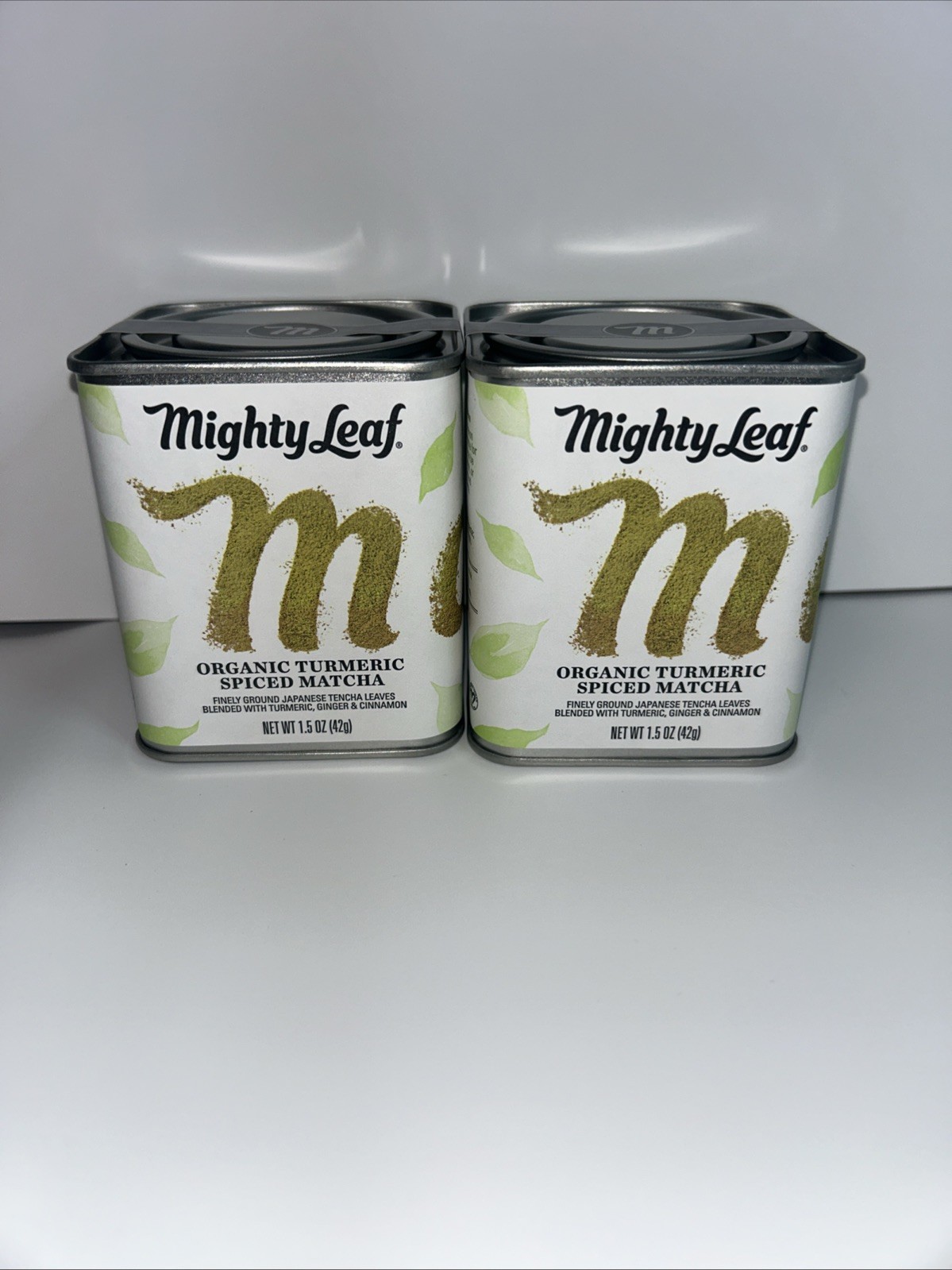 (2) Mighty Leaf Organic Spiced Turmeric Matcha Tea Powder 1.5 Oz (06/2027) gallery