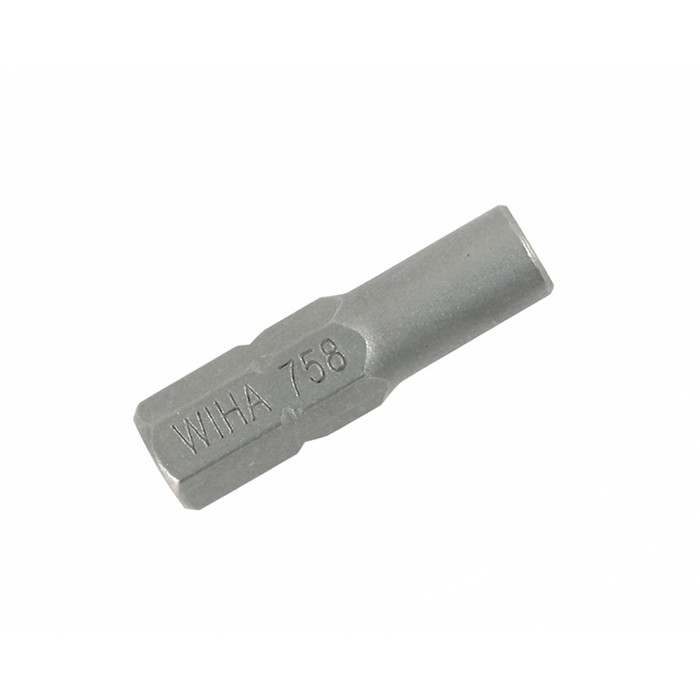 Wiha 75802, System 4 Micro Bit Adapter Hex 4mm to 1/4" 25mm Bit Holder Magnetic gallery
