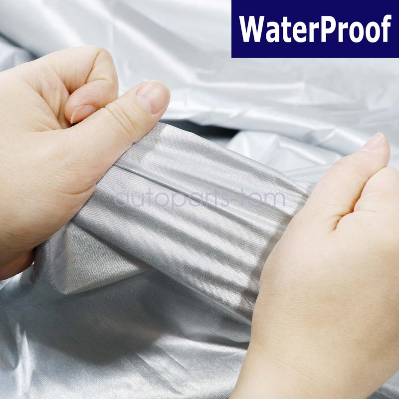 Large Lawn Mower Cover Zero Turn Waterproof Rainproof For Push Mowers Silvery gallery
