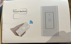 SMART LIFE Wi-Fi Touch Wall Smart Light Switch, White, 101-120V, 15A Alexa