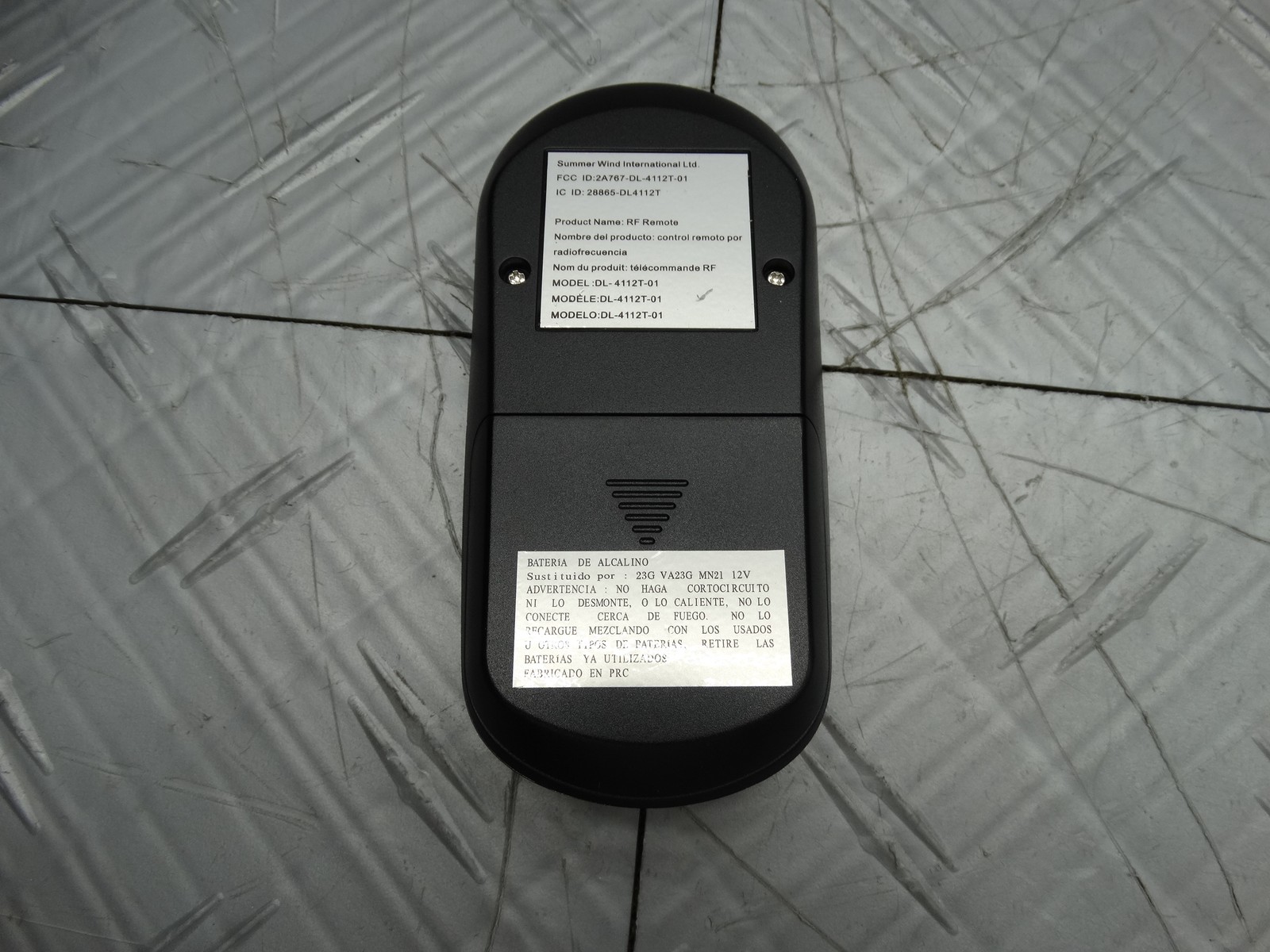 Remote Control for Home Decorators Merwry 52in Black 1001236066 / SW1422MBK gallery