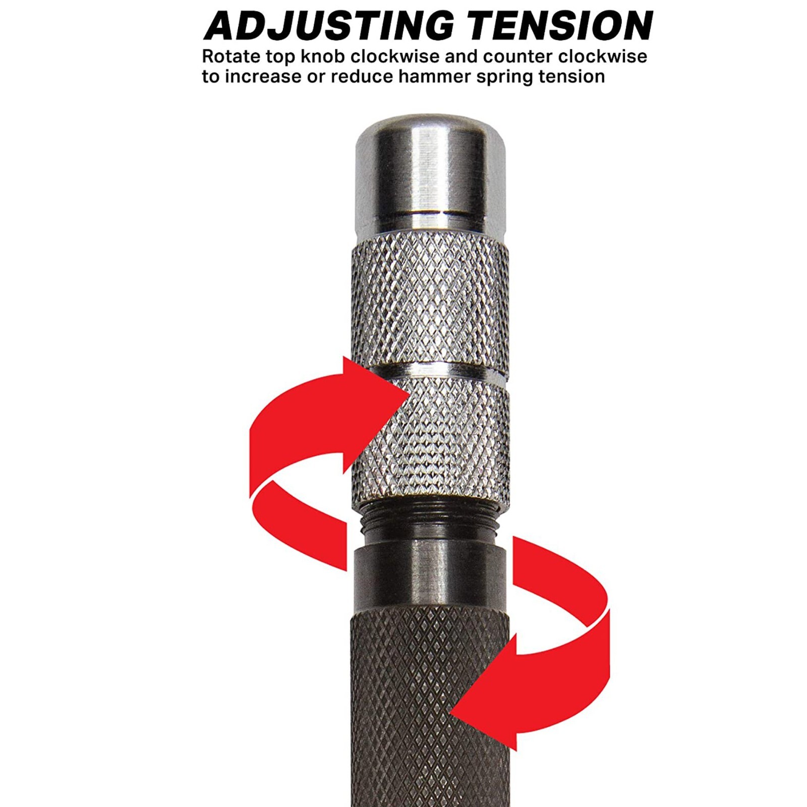 Automatic CENTER PUNCH Tool Adjustable Spring Loaded Super Strong Metal Drill gallery