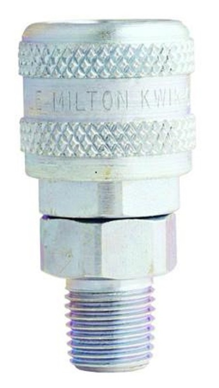 10 Pack Milton 776 A Style Quick Connect 1/4" Aro Male NPT Air Hose Coupler gallery