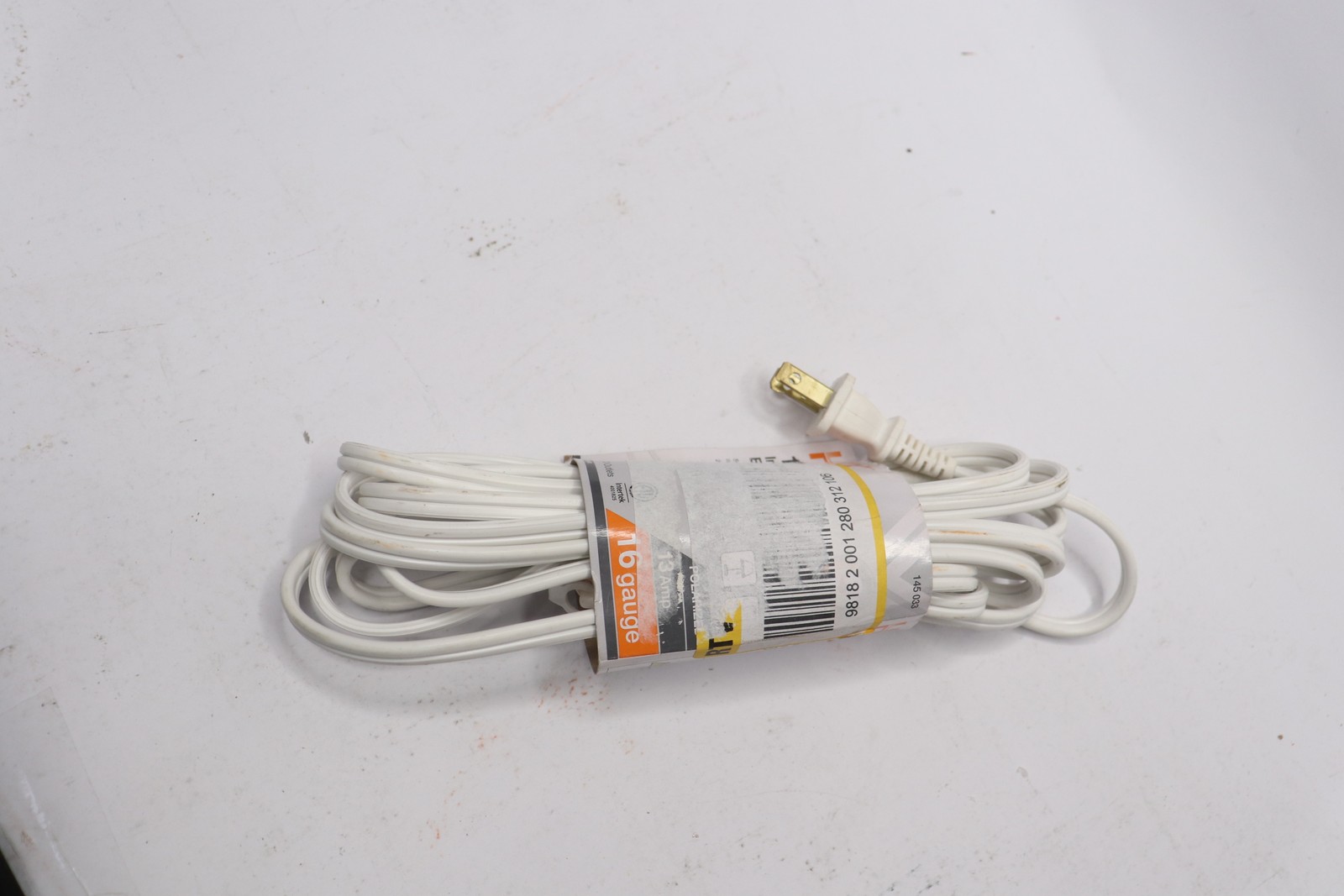 HDX 16/2 Light Duty Indoor Extension Cord White 12 ft. FSEX06 gallery