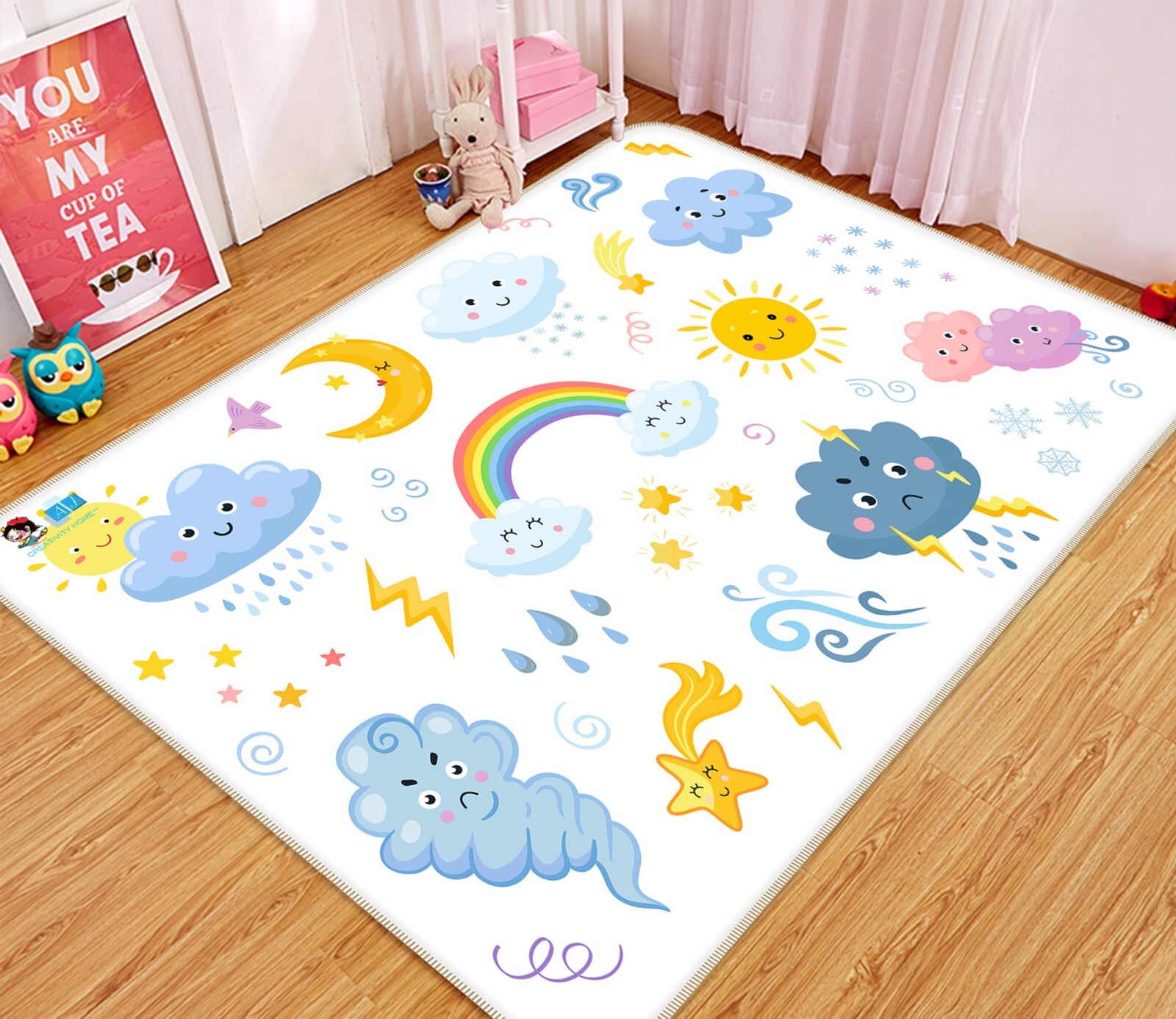 3D Rainbow Sun O3835 Game Rug Mat Elegant Photo Carpet Mat Eve 2023 gallery