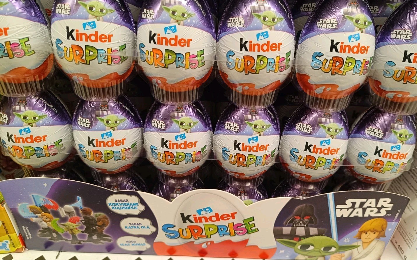 10x Kinder Surprise Star Wars Chocolate Eggs with Toy Inside 20g Each gallery