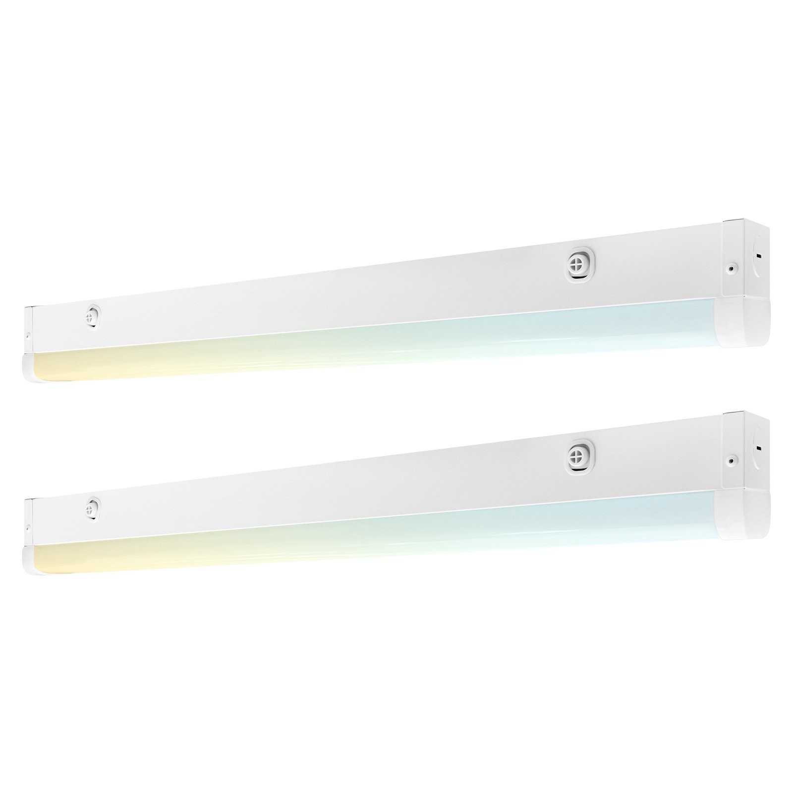 Luxrite 24" LED Linear Light, 3CCT, 15W-25W, 1950-3250LM, Dimmable, 120-277V 2PK gallery