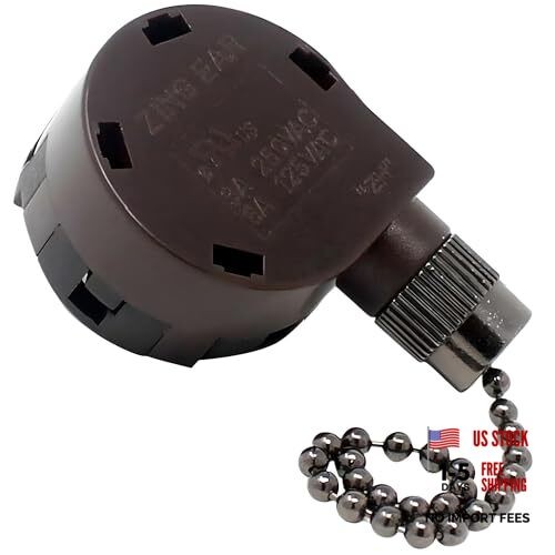 ZE-268S5 ZH 4 Speed 5 Wire Pull Chain Ceiling Fan Switch Replacement Repair gallery