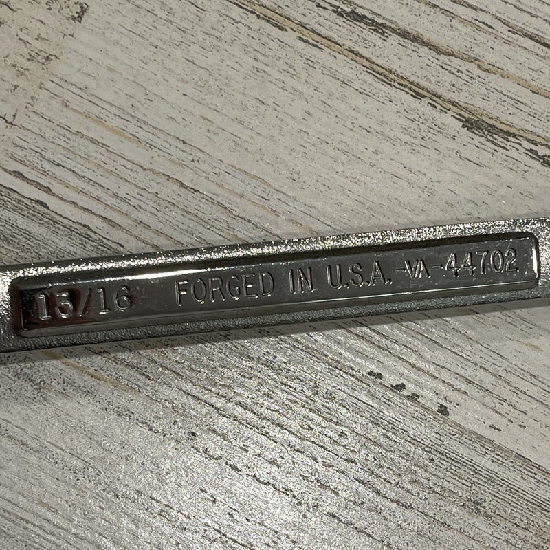 NOS Craftsman 12 Point Combination Wrench -VA- 44702 ~ 13/16" - USA - gallery