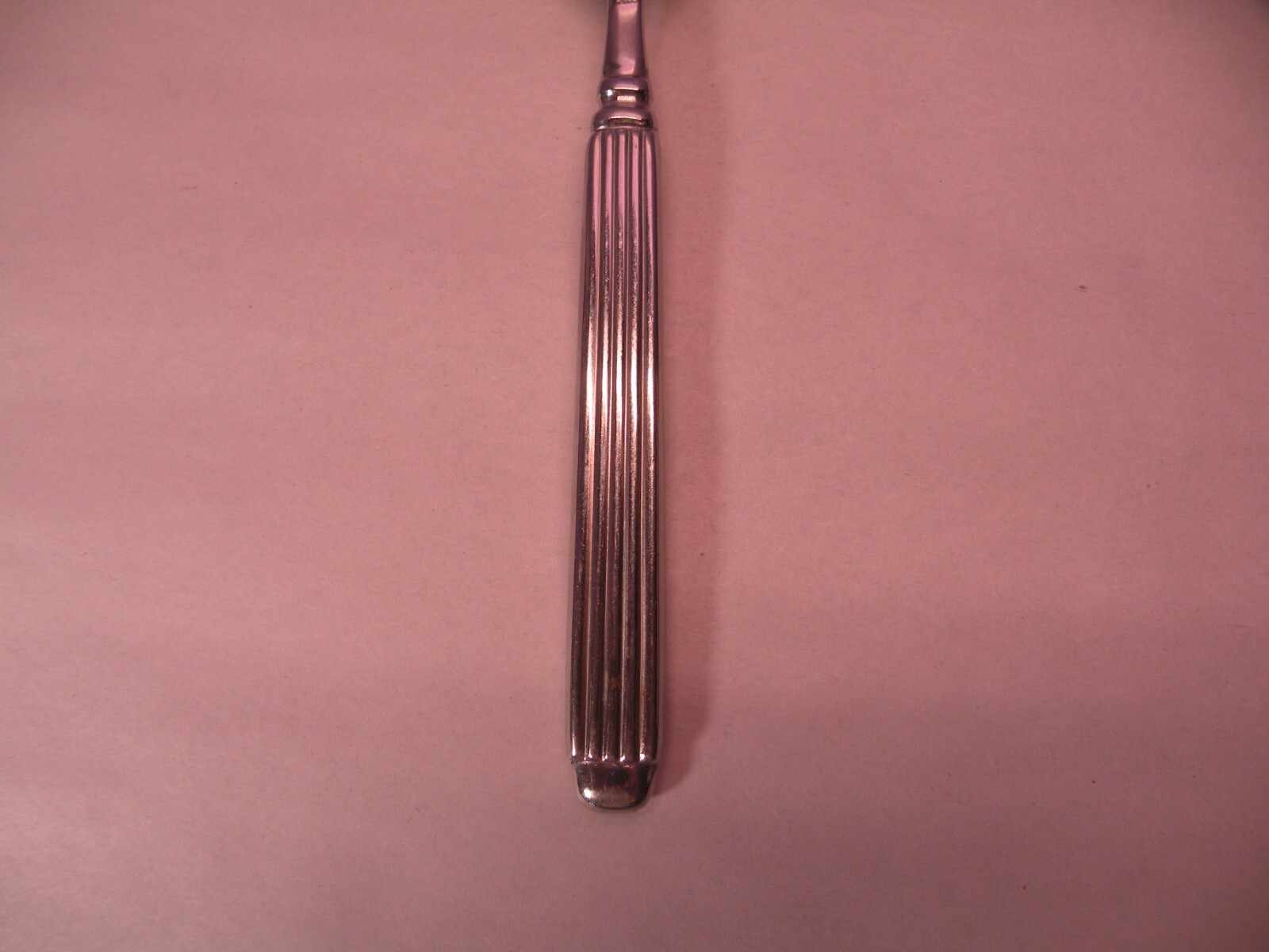Hampton Forged Monument Sugar Shell Spoon Ribbed 18/10 Stainless Flatware GC2 gallery