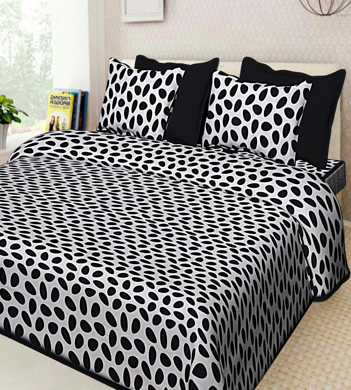 Double Bedsheet with 2 Pillow Covers IB 168 gallery