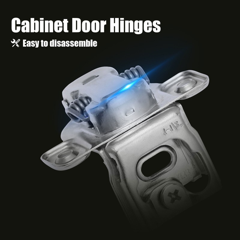 1-1/2" Overlay Soft Close Face Frame 105° Compact Cabinet Hinge Handware Lots gallery