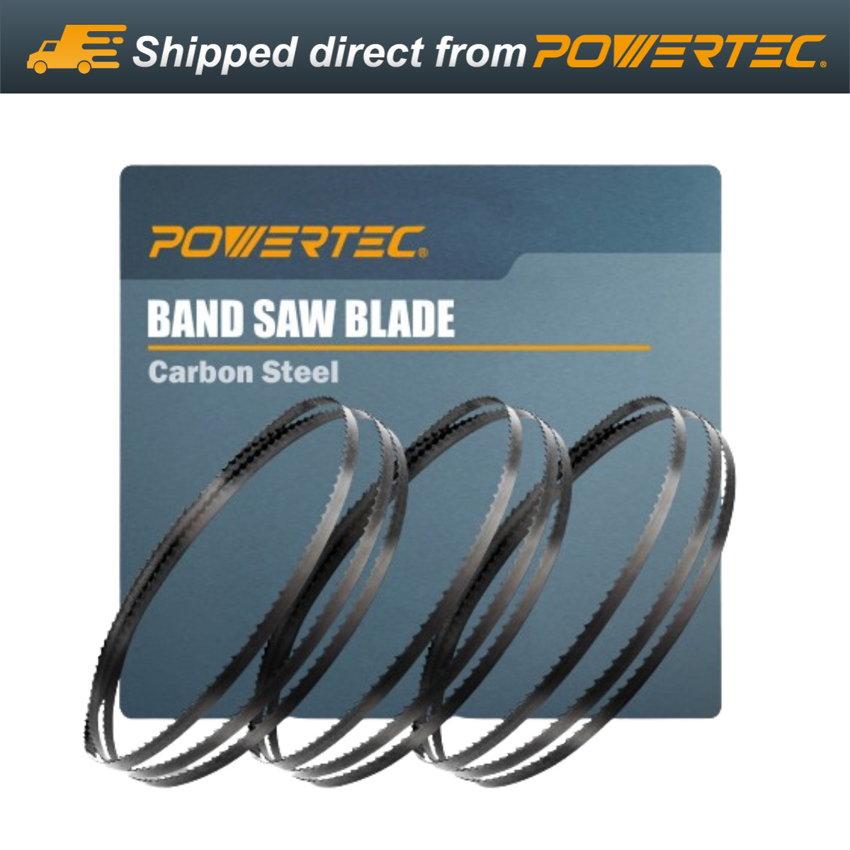 POWERTEC 13135-P3 62 Inch Bandsaw Blades for Woodworking, 1/2" x 14 TPI, 3PK gallery