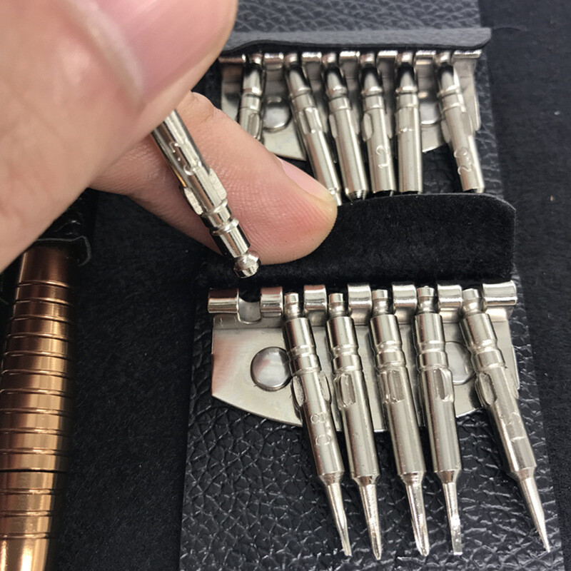 25 in 1 Screwdriver Set Precision Repair Mini Tool Kits with Black Leather Bag gallery